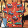 Bluejose Custom Classic Car Photo Hawaiian Shirt, Gift For Car Lovers