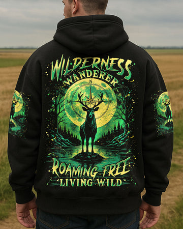 WILDERNESS WANDERER ROAMING FREE LIVING WILD DEER ALL OVER PRINT - YHLN2807252