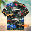 Custom Pickup Truck Photo Hawaiian Shirt, Tropical Pattern, Summer Gift