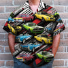 Not Old Just Vintage Authentic - Custom Classic Car Photo Hawaiian Shirt - Gift For Car Lovers