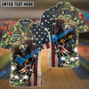 BlueJoses Bowling And Pins Eagles Army Multicolor Customized Name 3D Shirt ( 4 Colors )