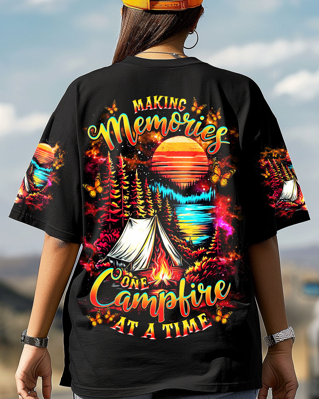 MAKING MEMORIES ONE CAMPFIRE AT A TIME ALL OVER PRINT - TLNZ1508253