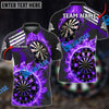 BlueJose Darts Wall Of Flame War Personalized Name, Team Name 3D Shirt ( 5 Colors)