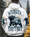 NOT ALL WHO WANDER ARE LOST BEAR COMPASS ALL OVER PRINT - TLNZ1312242