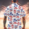 BlueJose Custom Name America 250 Years Anniversary Hawaii Shirt