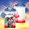 BlueJose Personalized American Dog Dad Hawaii Shirt
