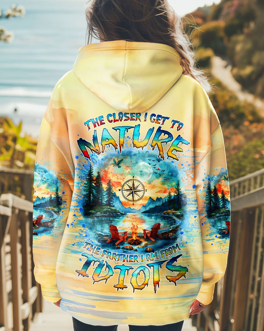 THE CLOSER I GET TO NATURE CAMPFIRE ALL OVER PRINT -  TLNZ1111244