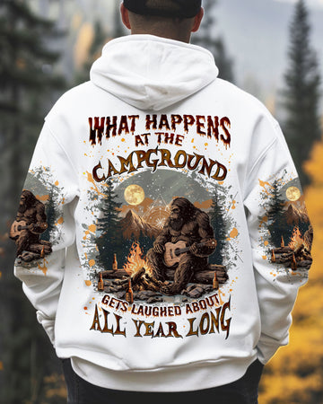 WHAT HAPPENS AT THE CAMPGROUND BIGFOOT ALL OVER PRINT  - TLNZ0312244