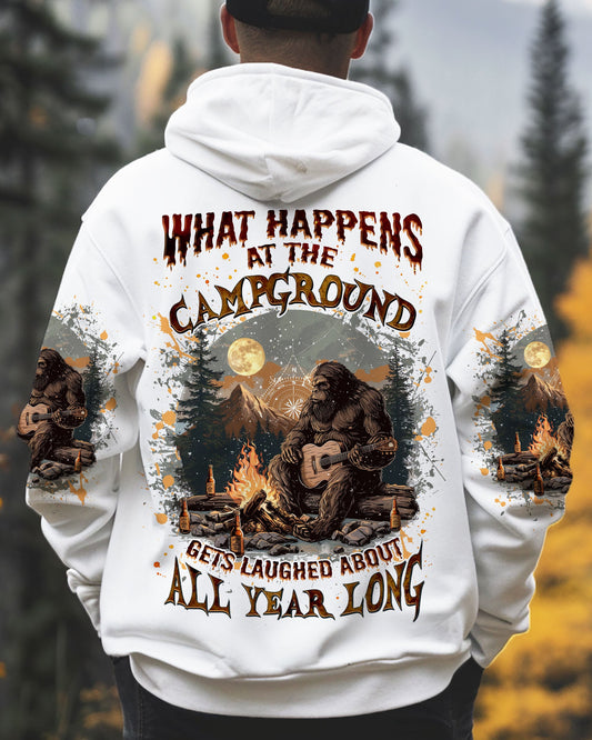 WHAT HAPPENS AT THE CAMPGROUND BIGFOOT ALL OVER PRINT  - TLNZ0312244