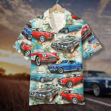 Seamless Island Pattern, Custom Car Hawaiian Shirt, Gift For Summer