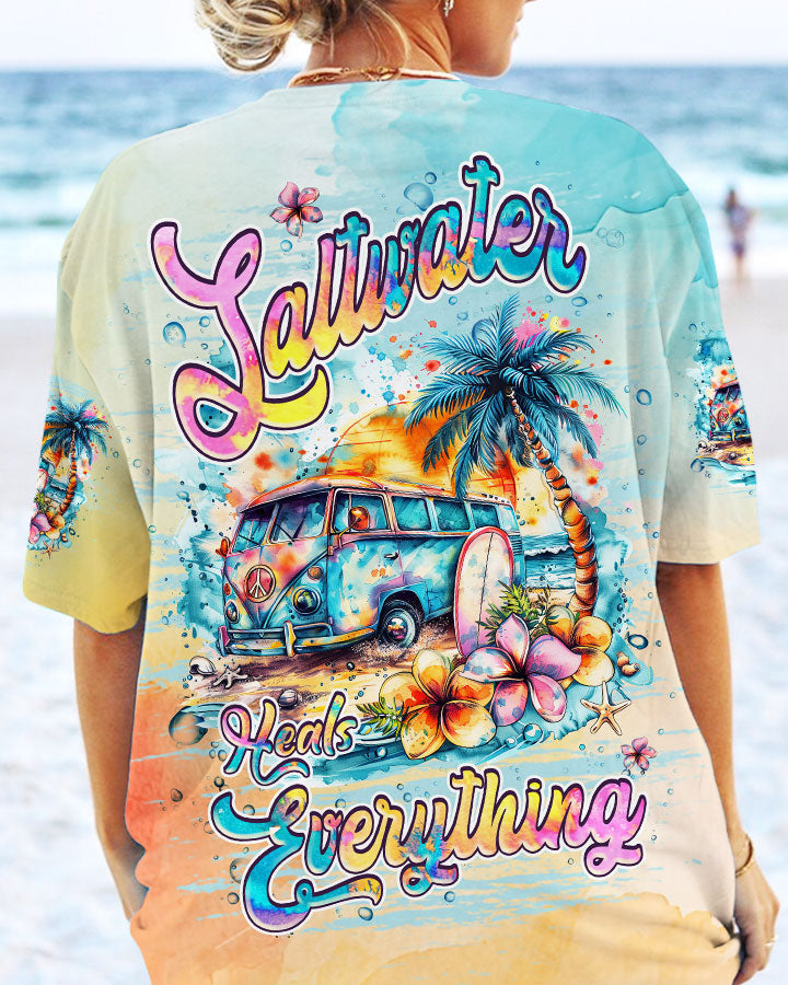 SALTWATER HEALS EVERYTHING CAMPING BUS ALL OVER PRINT - TLNZ0205243