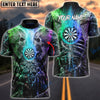 BlueJose Dart Skull Rainbow Personalized Name Shirt