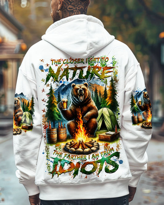 THE CLOSER I GET TO NATURE BEAR ALL OVER PRINT - TLNZ2108243