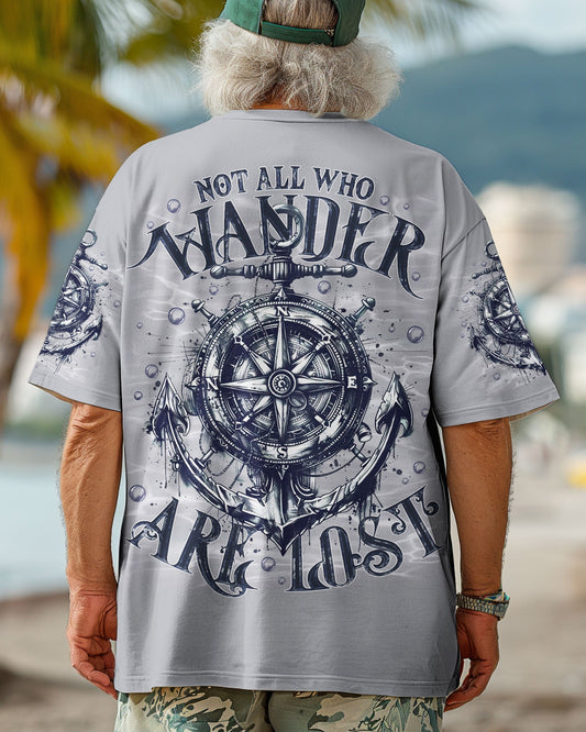 NOT ALL WHO WANDER ARE LOST COMPASS ANCHOR ALL OVER PRINT - TLNO0803251