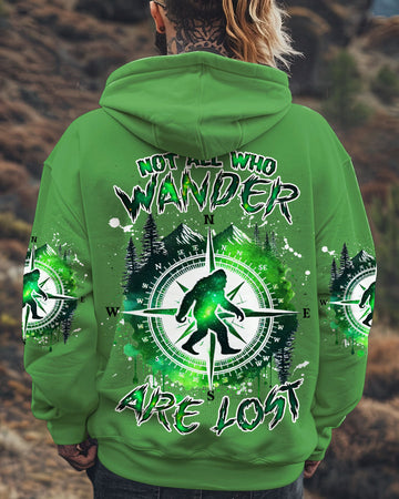 NOT ALL WHO WANDER ARE LOST BIGFOOT COMPASS  ALL OVER PRINT - TLNZ1211244