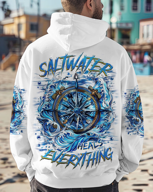 SALTWATER HEALS EVERYTHING COMPASS WAVES OCEAN ALL OVER PRINT - TLNZ0503254