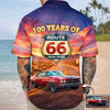 BlueJose Custom Photo 100 Years of Route 66 Mother of Road Hawaii Shirt Car Lovers Gift (2)