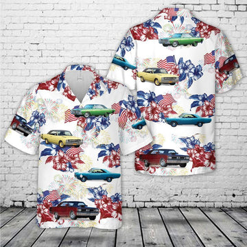 Bluejose 1969 Dodge Dart Swinger 340, 4th Of July Hawaiian Shirt, Custom Photo Hawaii Beach Shirt