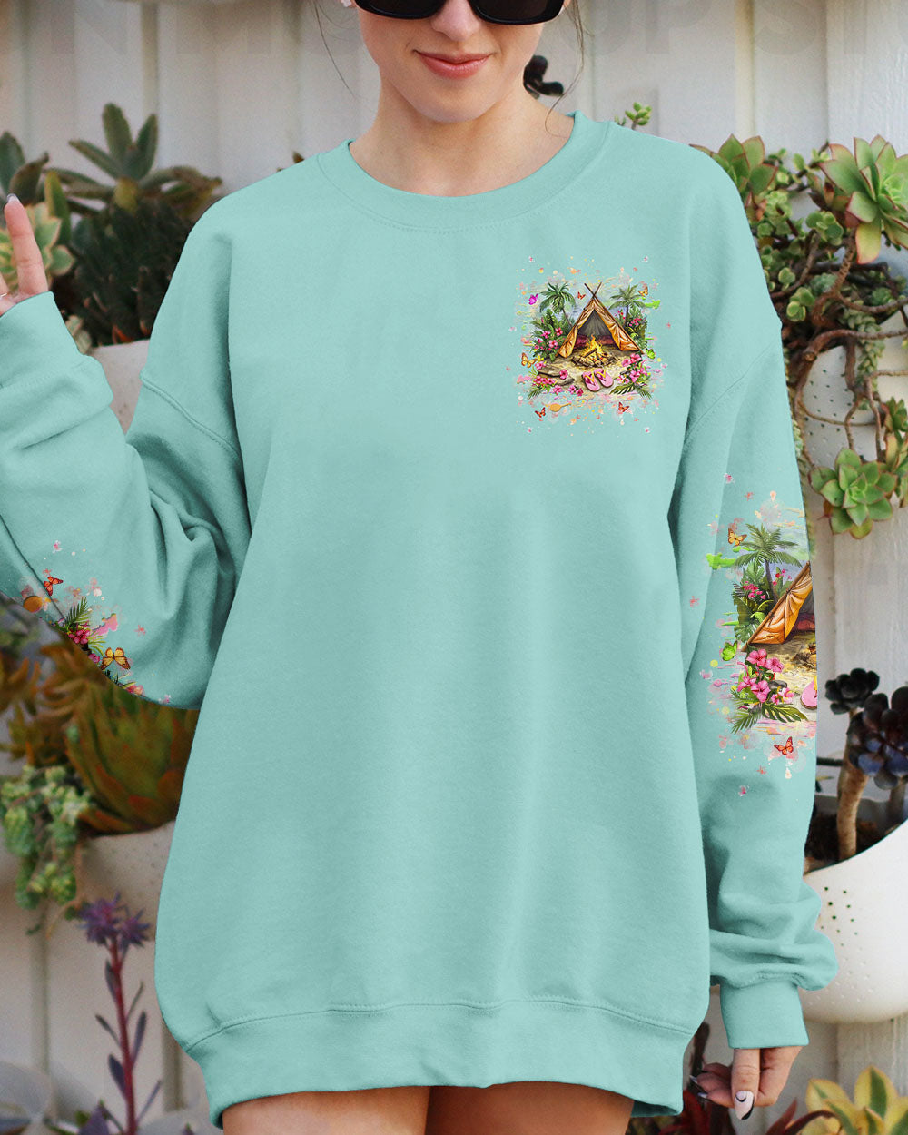 I'M A FLIP FLOPS AND CAMPING KINDA GIRL ALL OVER PRINT - YHHG2709243