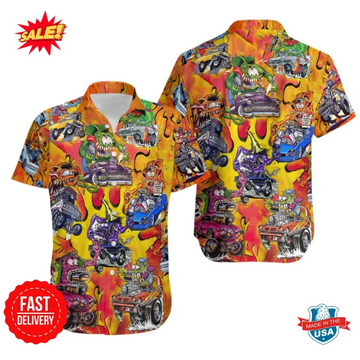 Bluejose Rat Fink Rattail Hot Rod Hawaiian Vintage