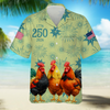 BlueJose Personalized USA 250 Anniversary 1776-2026 Hawaii Shirt For Farmer