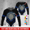 BlueJose Thunder Vortex Darts Personalized Name, Team Name Zipper Hoodie Hoodie