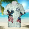 BlueJose Custom Dog Photo USA 250 Anniversary Eagle 1776-2026 Hawaii Shirt