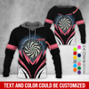 BlueJose Thunder Vortex Darts Personalized Name, Team Name Zipper Hoodie Hoodie