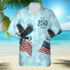 BlueJose Custom Dog Photo USA 250 Anniversary Eagle 1776-2026 Hawaii Shirt