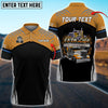 Bluejose Truck '18 To Life' Driving And Surviving Personalized Name Polo Shirt For Truck Driver
