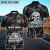 Bluejose Truck Black Smoke Matters Personalized Name Polo Shirt For Truck Driver