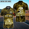 Bluejose Truck Black Smoke Matters Personalized Name Polo Shirt For Truck Driver