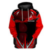 BlueJose Custom Name Boxing Lightning Red 3D Hoodie