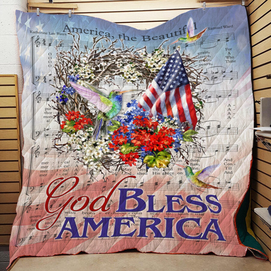 BlueJose God NVGO10QI Premium Quilt Blanket