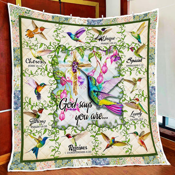 BlueJose God LSNGO23QI Premium Quilt Blanket