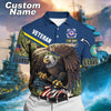 BlueJose Premium Honor The Fallen US Veteran Polo Shirt