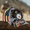 BlueJose Premium Multiple US Military Services Veteran 3D Cap PVC091201