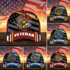 BlueJose Premium Multiple US Military Services Veteran 3D Cap PVC241203