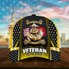 BlueJose Premium U.S Multiple Service Veteran 3D Cap PVC240201