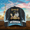 BlueJose Premium U.S Multiple Service Veteran 3D Cap PVC240201