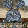 BlueJose Unique Personalised U.S Multiple Service Veteran 3D Cap PVC030303