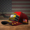 BlueJose Premium Personalised Vietnam Veteran 3D Cap PVC250418