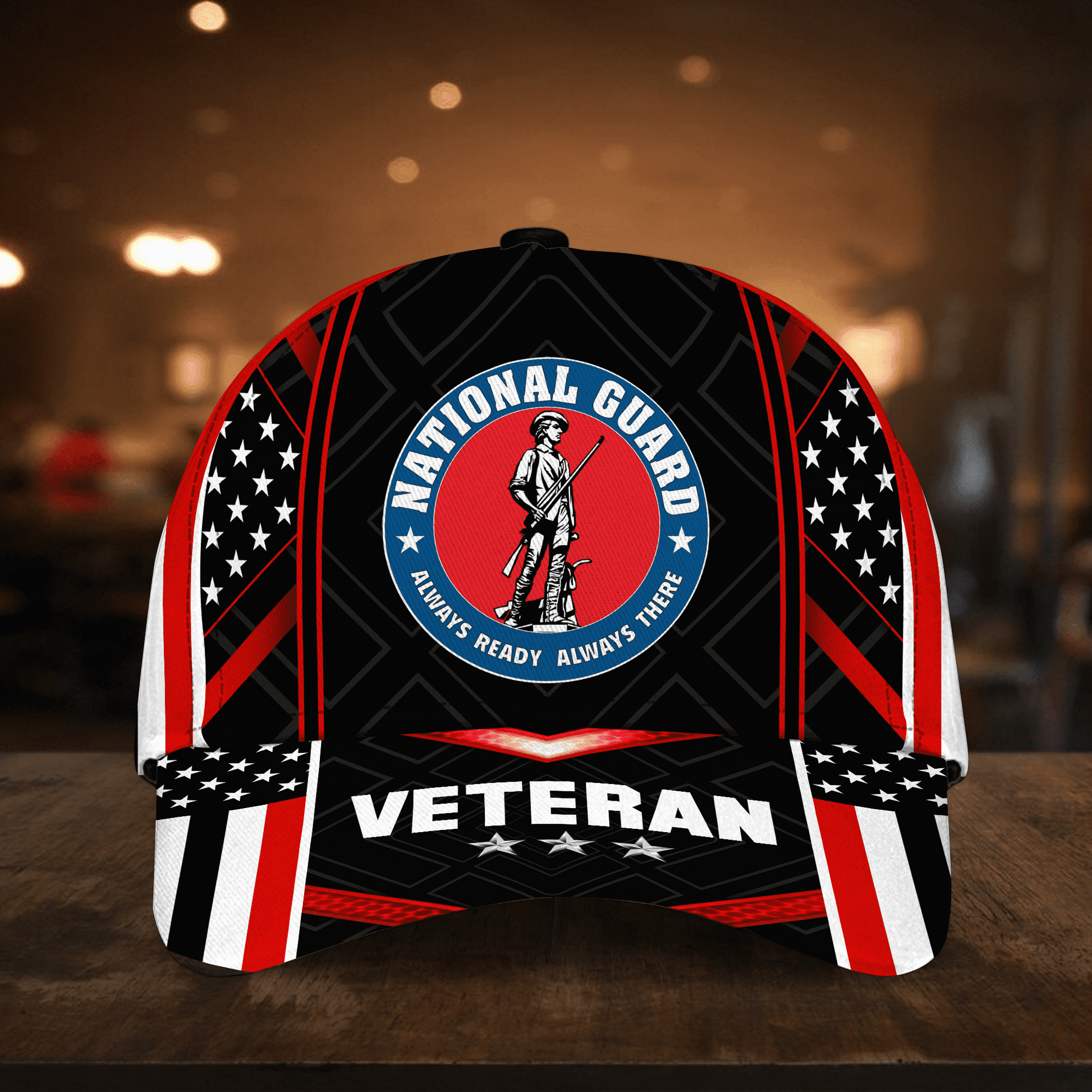 BlueJose Unique Army National Guard Veteran Cap PVC150610