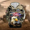 BlueJose Premium Honoring All Who Served US Veteran Zip Hoodie