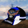 BlueJose Premium Land Of The Free U.S. Veteran 3D Cap NPVC110701
