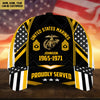 BlueJose Premium Custom Name Rank And Year US Veteran Cap APVC160802
