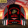 BlueJose Premium Custom Name Rank And Year US Veteran Cap APVC160802