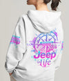 BlueJose Jeep Life Compass Purple Teal Hoodie