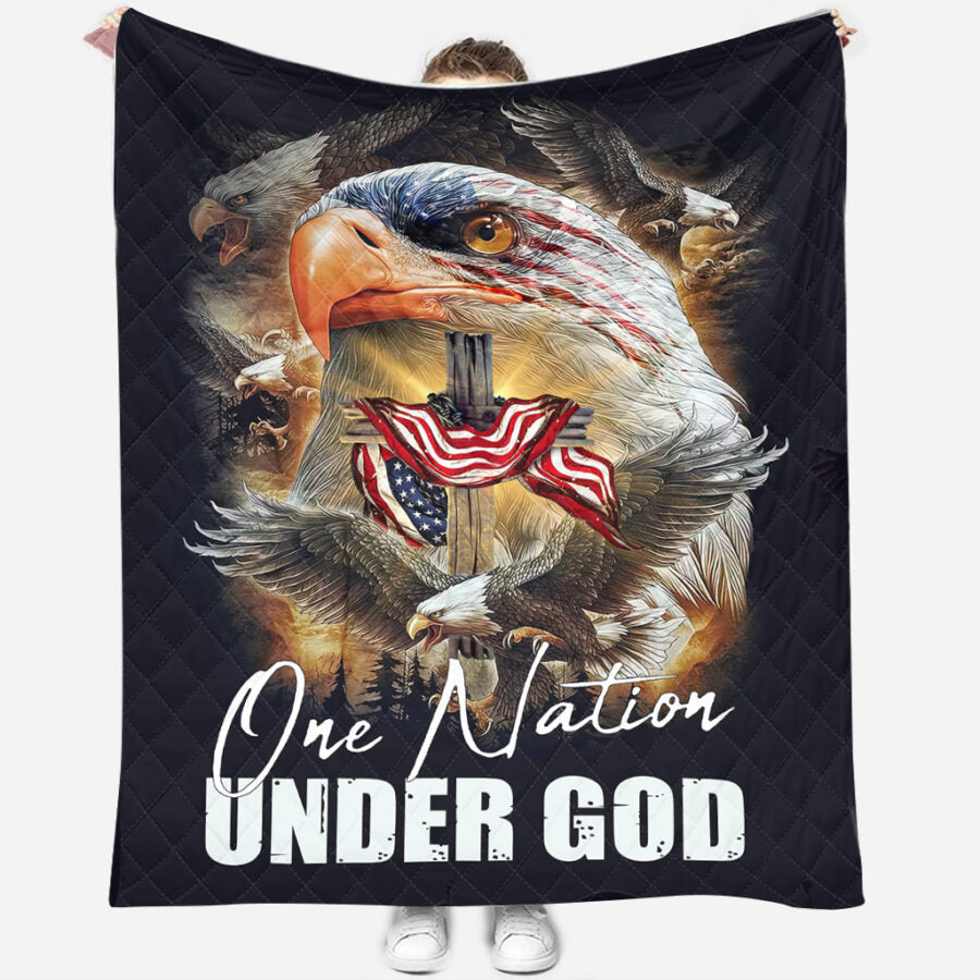 BlueJose God NVGO01QI Premium Quilt Blanket