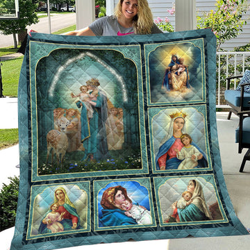 BlueJose God NVGO09QI Premium Quilt Blanket